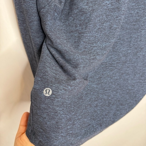 Lululemon Men's Blue Long Sleeve Half Zip Pullover Jacket - Picture 4 of 4